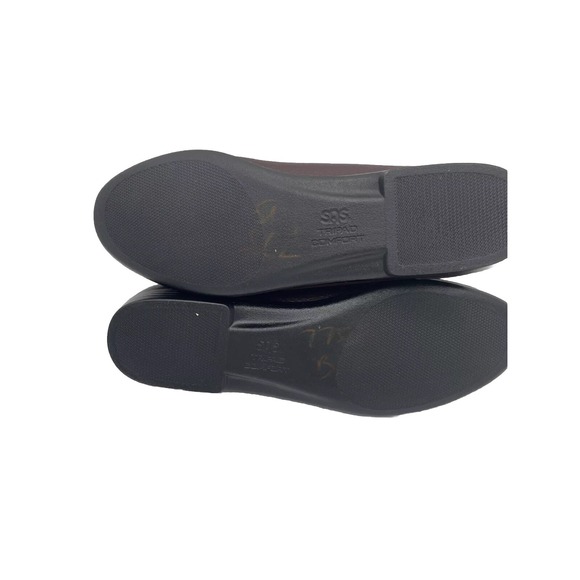 NWOB SAS Brown Leather Mary Jane Tri Pad Wedge Sandals Women's‎ Size 9.5 N NEW - Picture 8 of 10